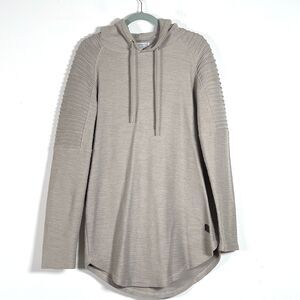 Leif Nelson Slim Fit Pullover Hooded‎ Sweatshirt Mens Sz XL Gray